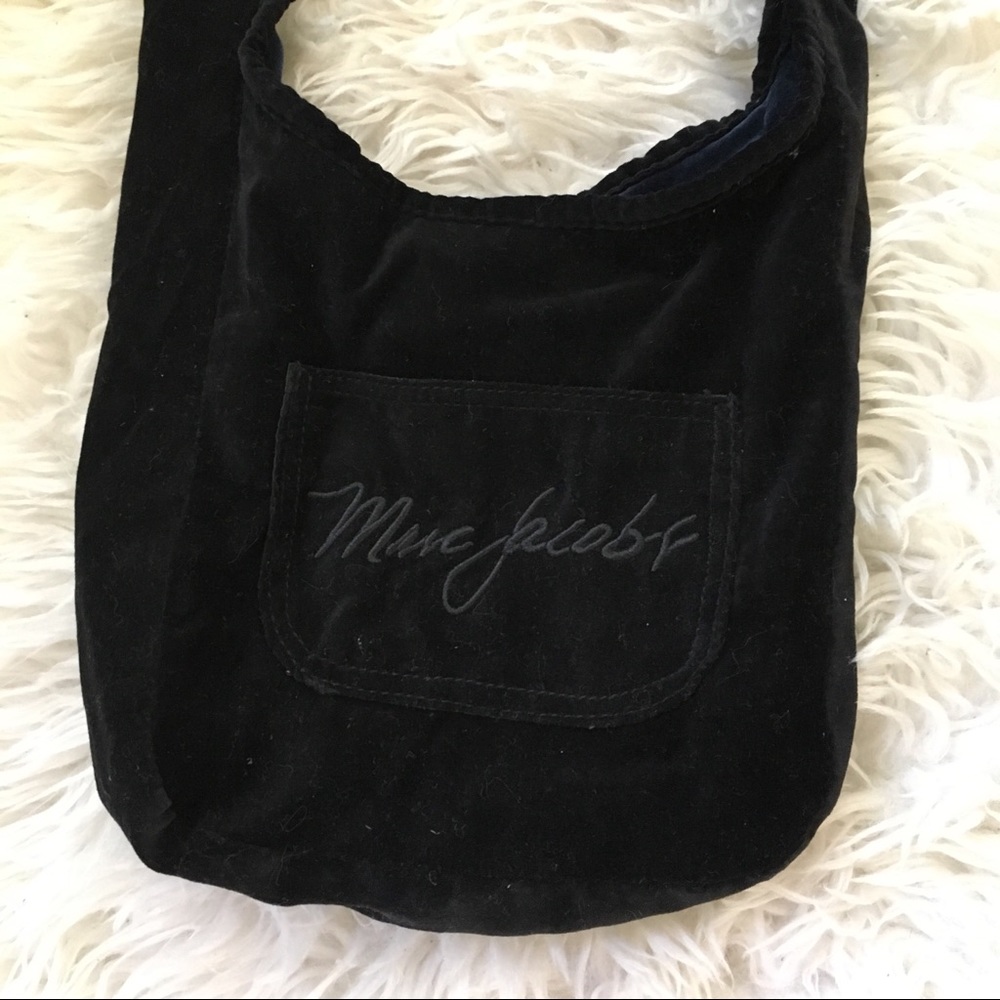 Marc by Marc Jacobs velvet pouch bag